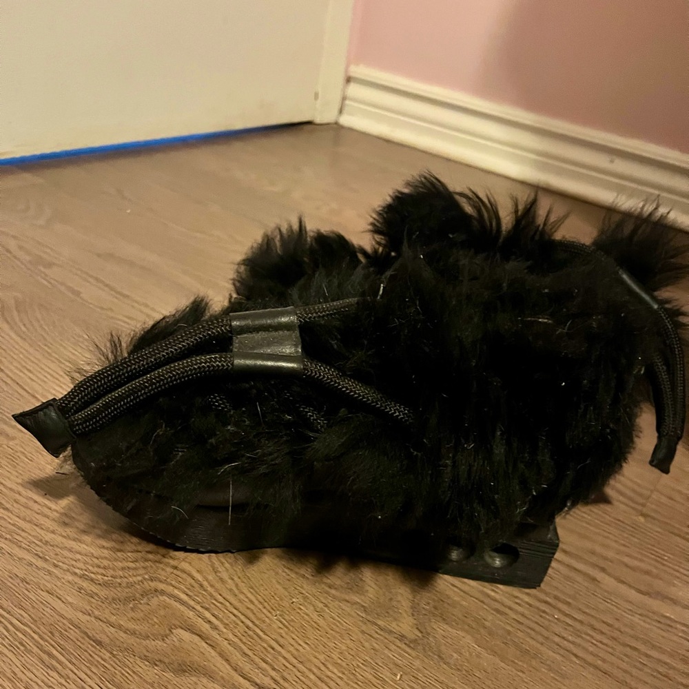 Y-3 by Yohji Yamamoto leather clogs